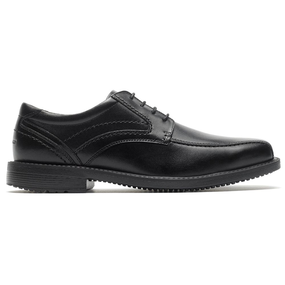 Rockport Style Leader 2 Bike Toe - Mens Oxfords - Black - NZ (KZW-450179)